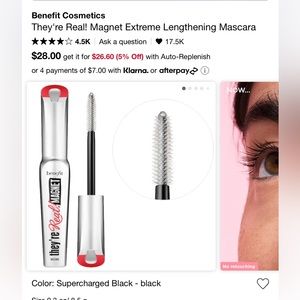 They’re real magnet mascara
